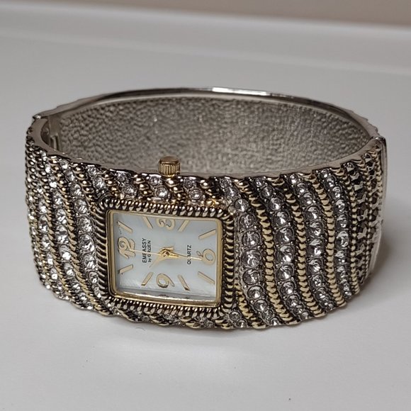 Embassy By Gruen Pretty Metal Watch - Picture 1 of 14